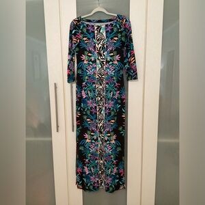 NWT Lilly Pulitzer Seralina maxi dress Onyx Paradise Glow